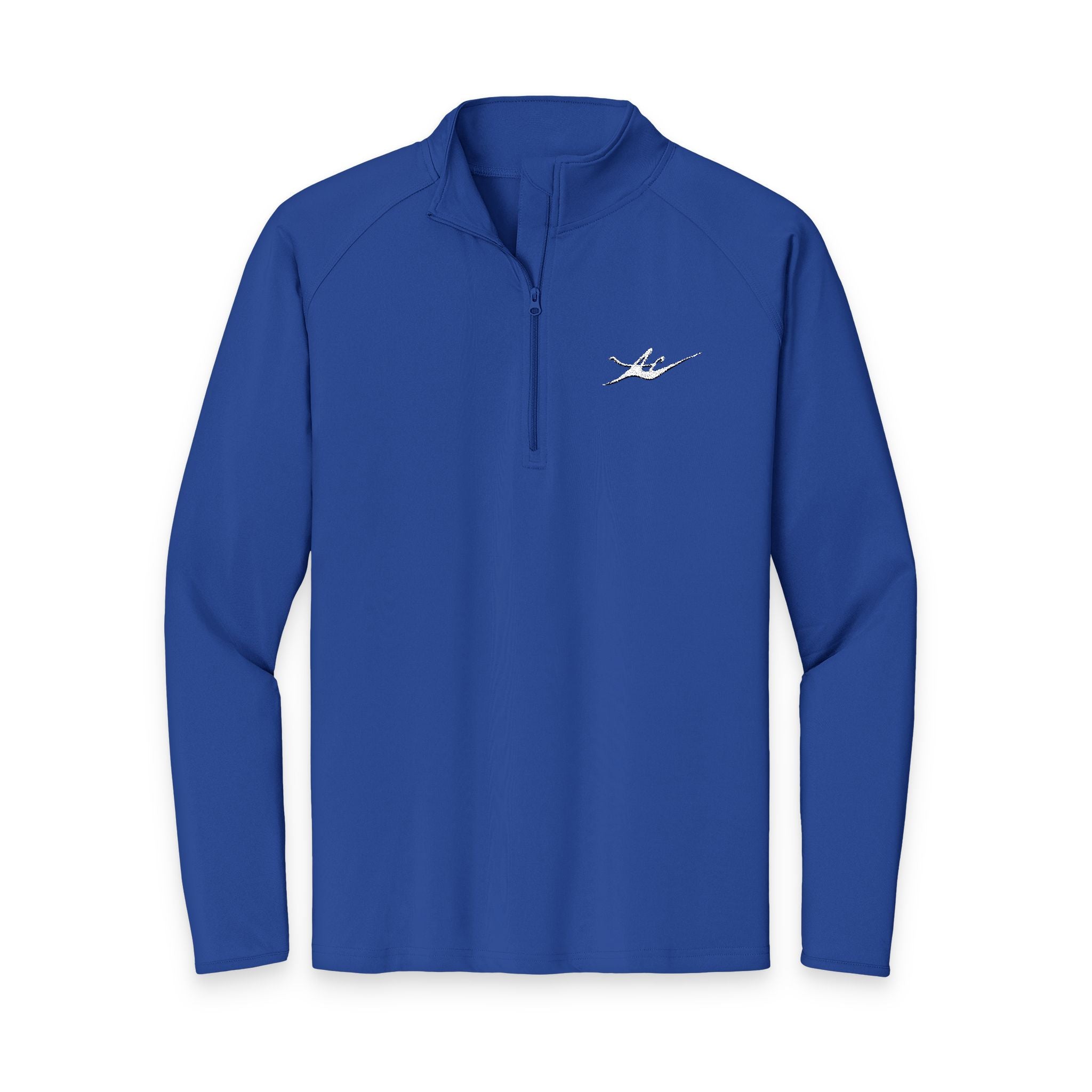 Men's Embroidered Kayak Quarter-Zip Pullover | Lightweight Moisture-Wicking Performance Top