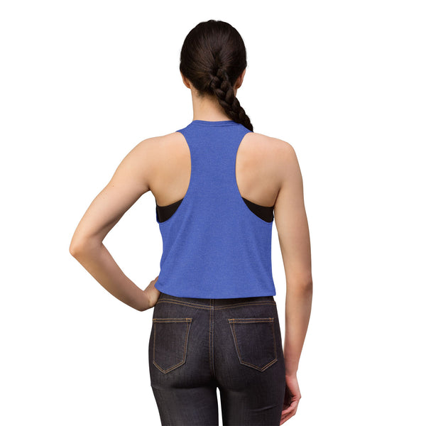 Women's Retro Script Graphic Crop Tank Top