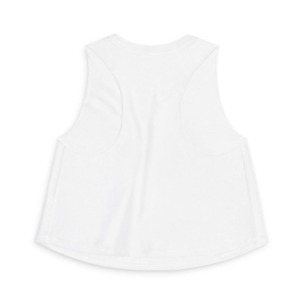 Women's Retro Script Graphic Crop Tank Top