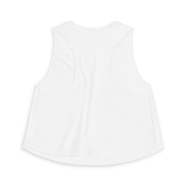Women's Retro Script Graphic Crop Tank Top