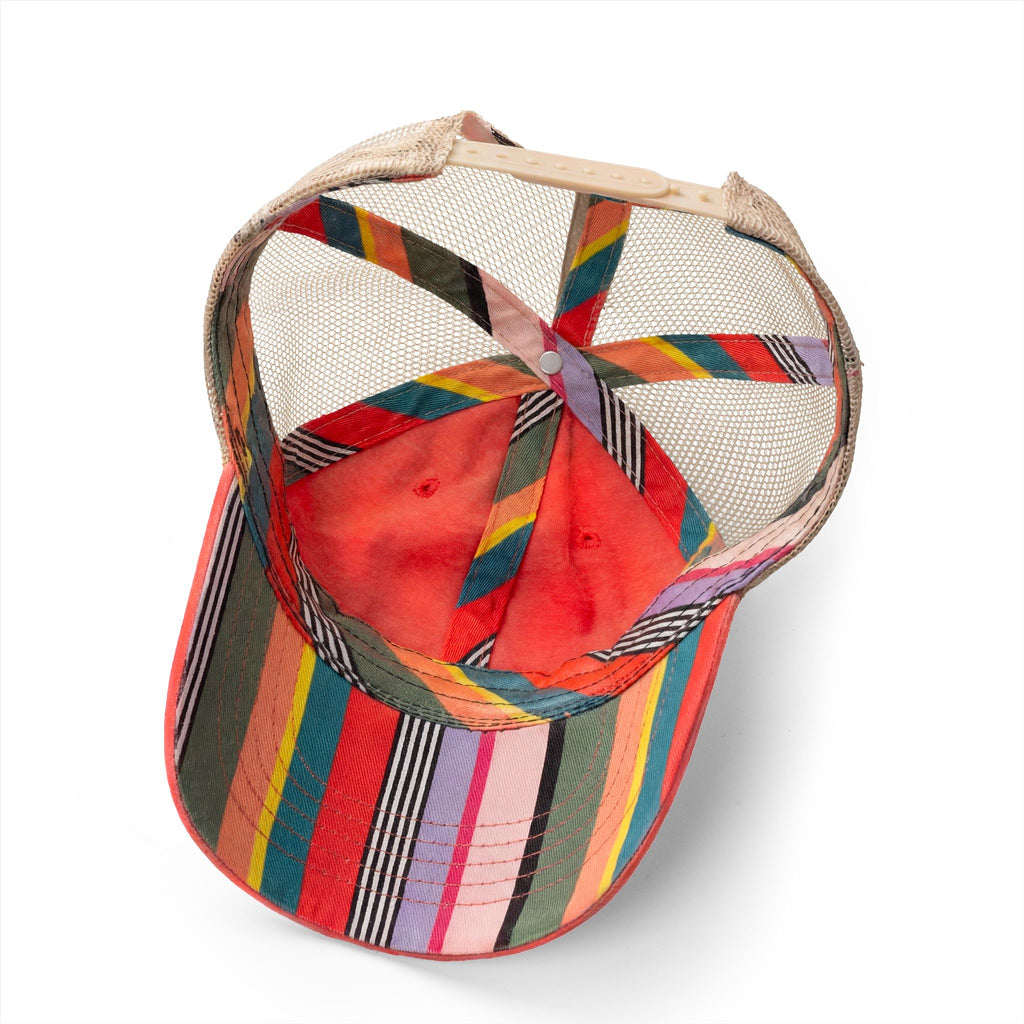 Women's Washed Mesh-Back Cap with Embroidered Logo