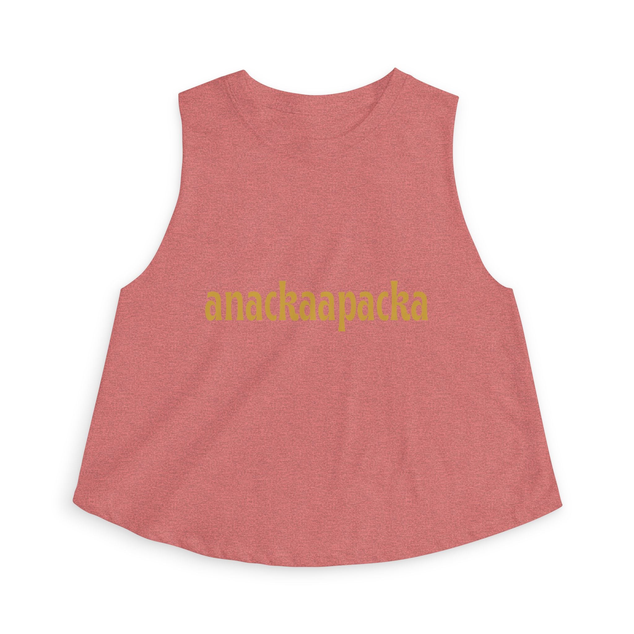 Women's Retro Script Graphic Crop Tank Top