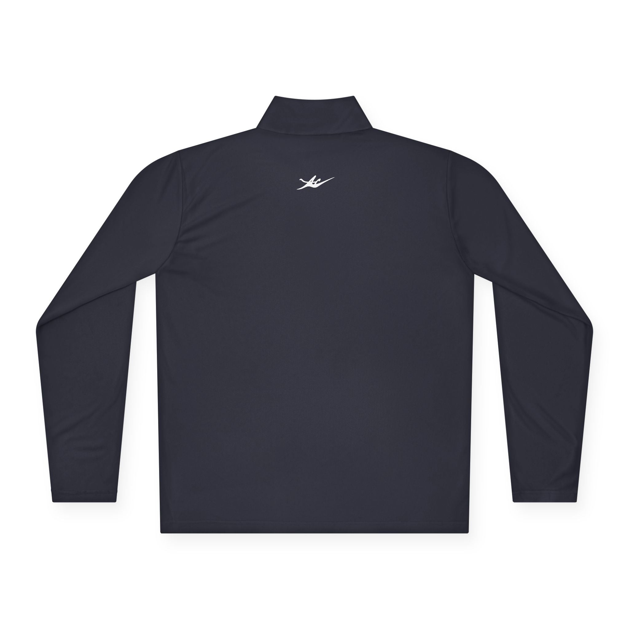Unisex Embroidered Logo Quarter-Zip Performance Pullover