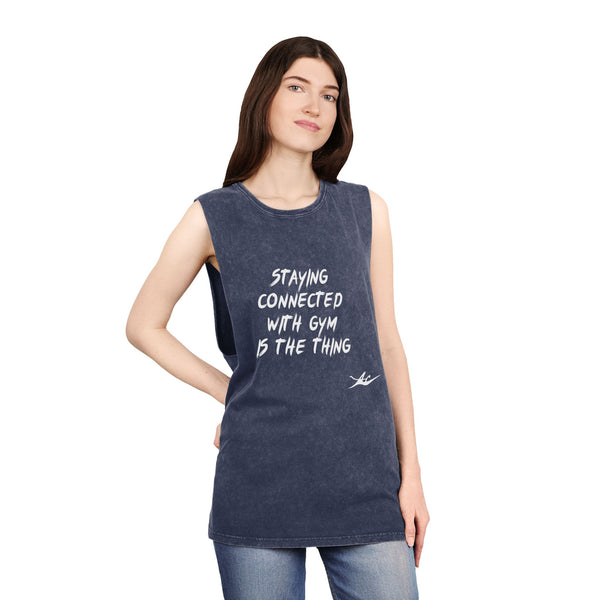 Unisex Anacka Apacka Stonewashed Gym Tank Top