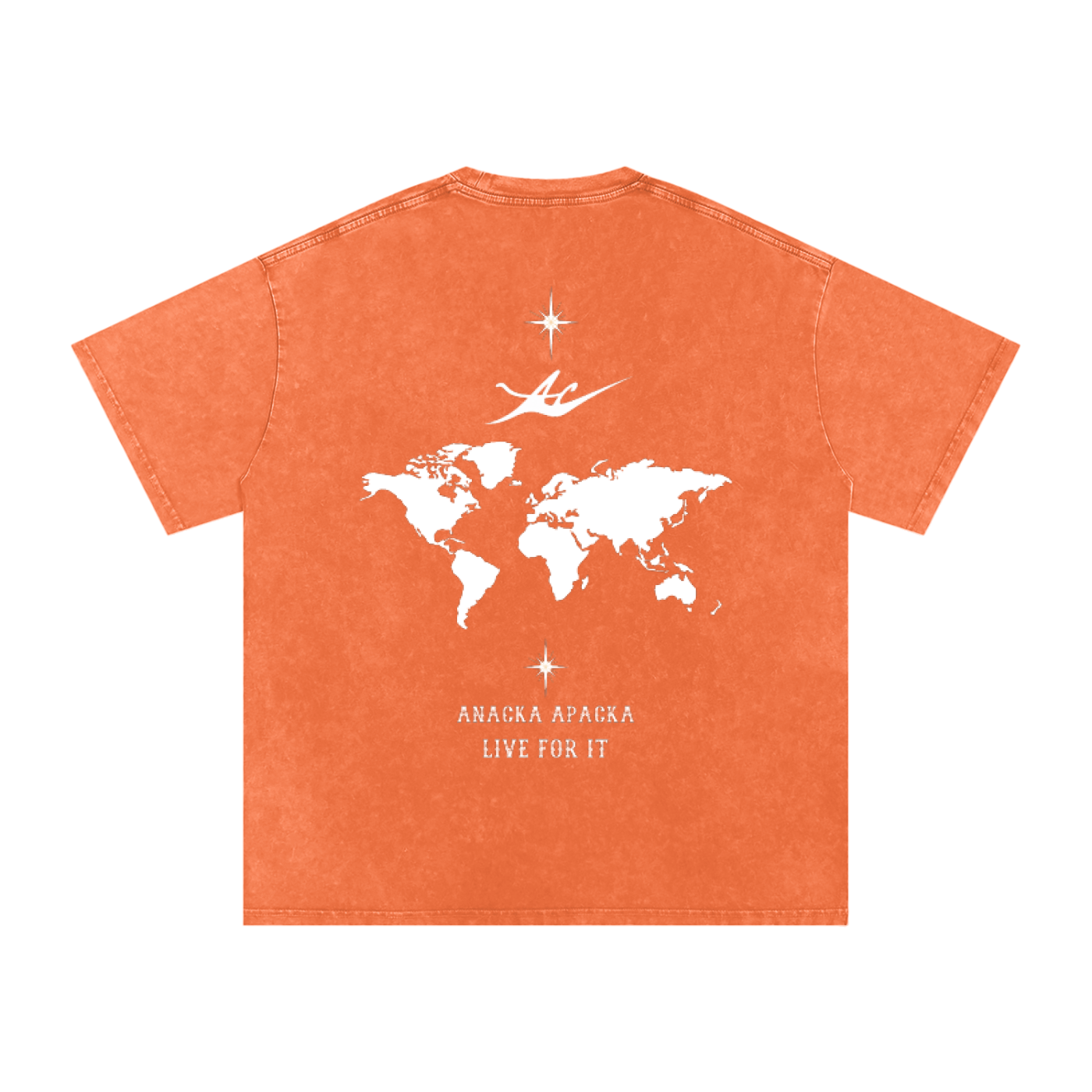 Unisex Snow Washed Oversized Cotton T-Shirt