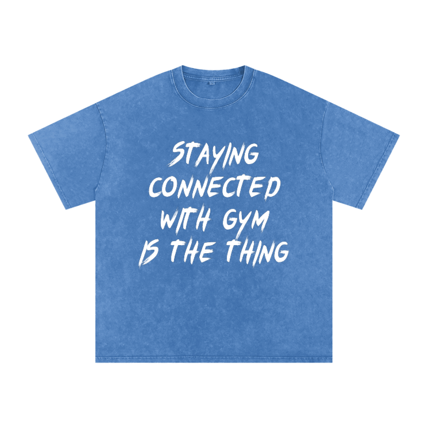Unisex Snow Washed Oversized Cotton T-Shirt