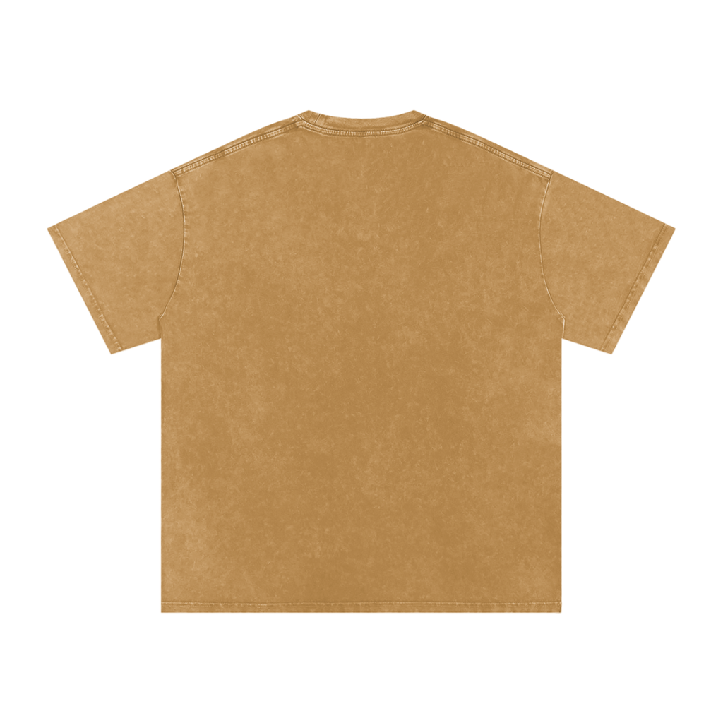 Unisex Snow Washed Oversized Cotton T-Shirt