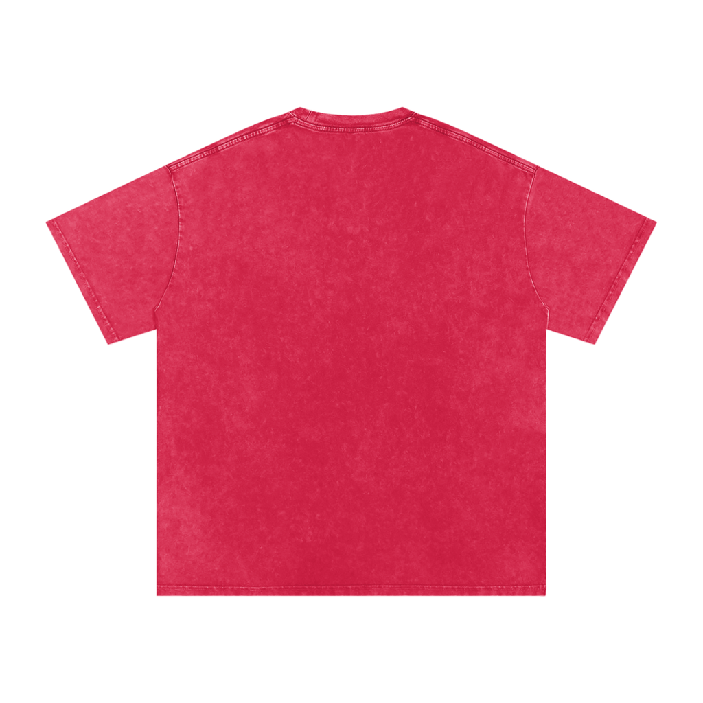 Unisex Snow Washed Oversized Cotton T-Shirt
