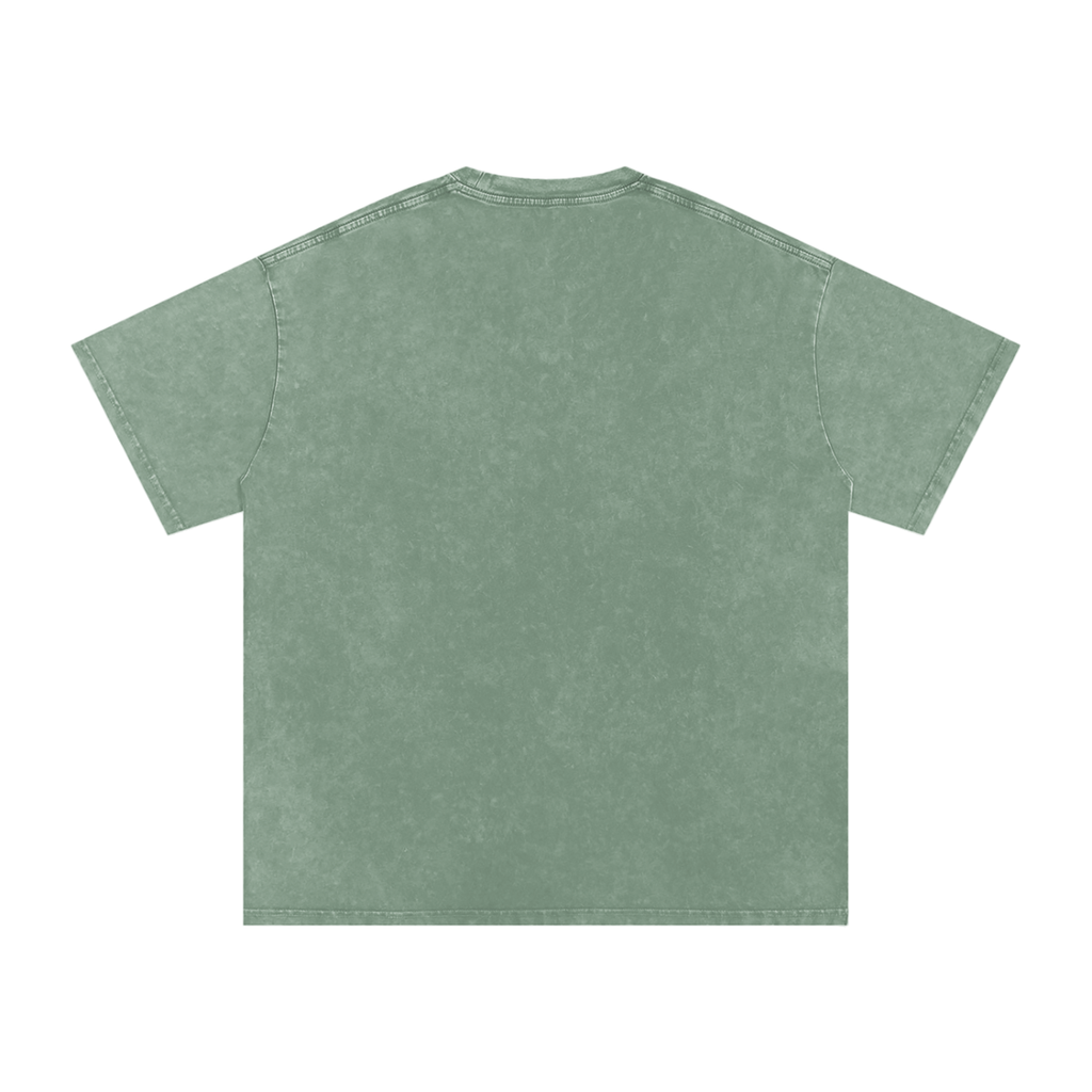 Unisex Snow Washed Oversized Cotton T-Shirt