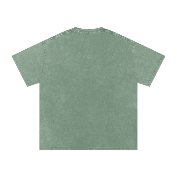Unisex Snow Washed Oversized Cotton T-Shirt