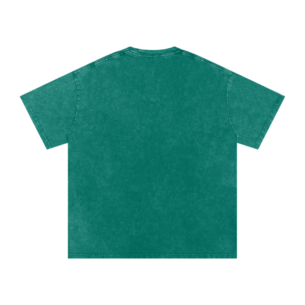 Unisex Snow Washed Oversized Cotton T-Shirt