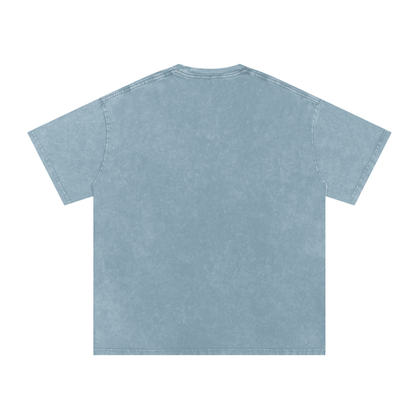 Unisex Snow Washed Oversized Cotton T-Shirt