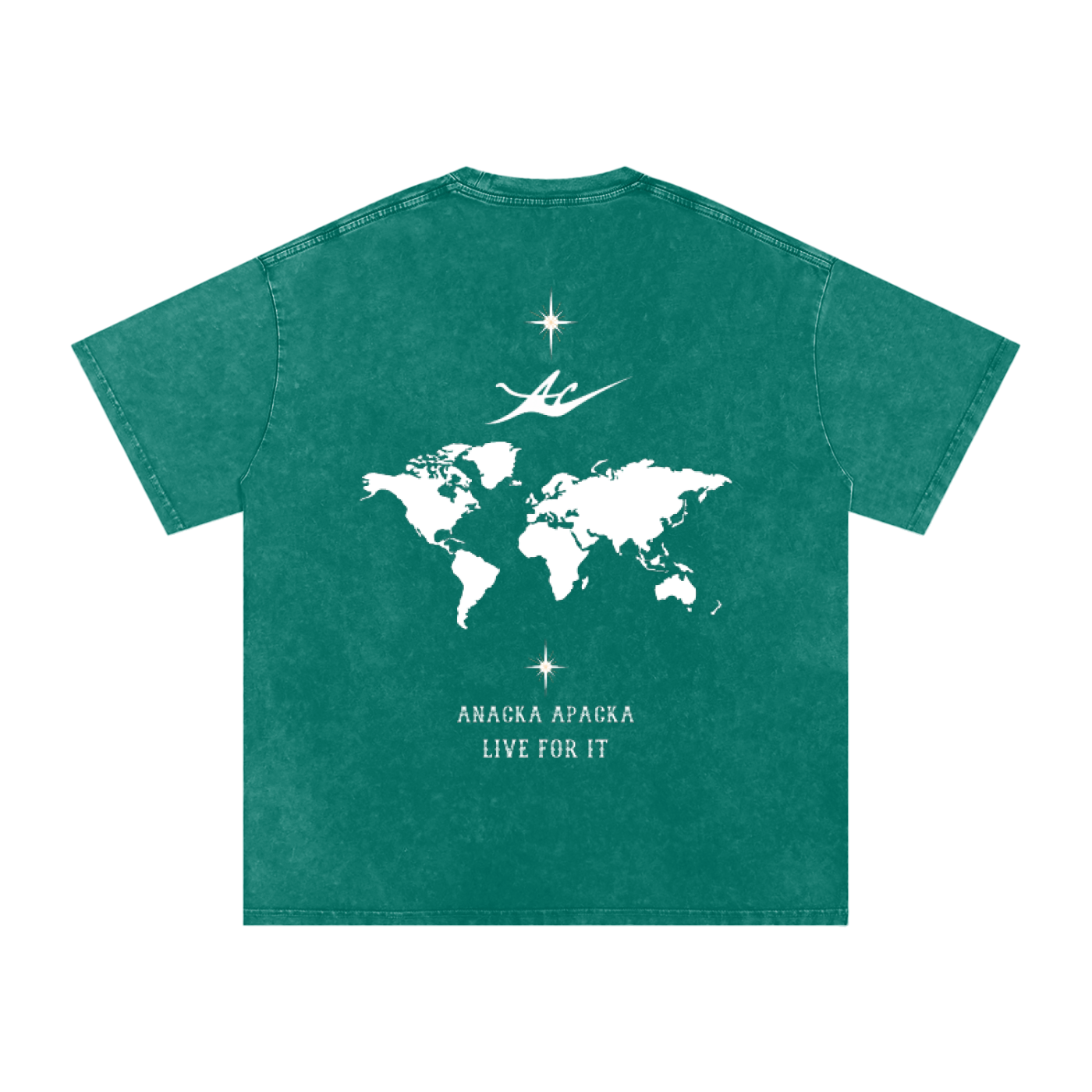 Unisex Snow Washed Oversized Cotton T-Shirt