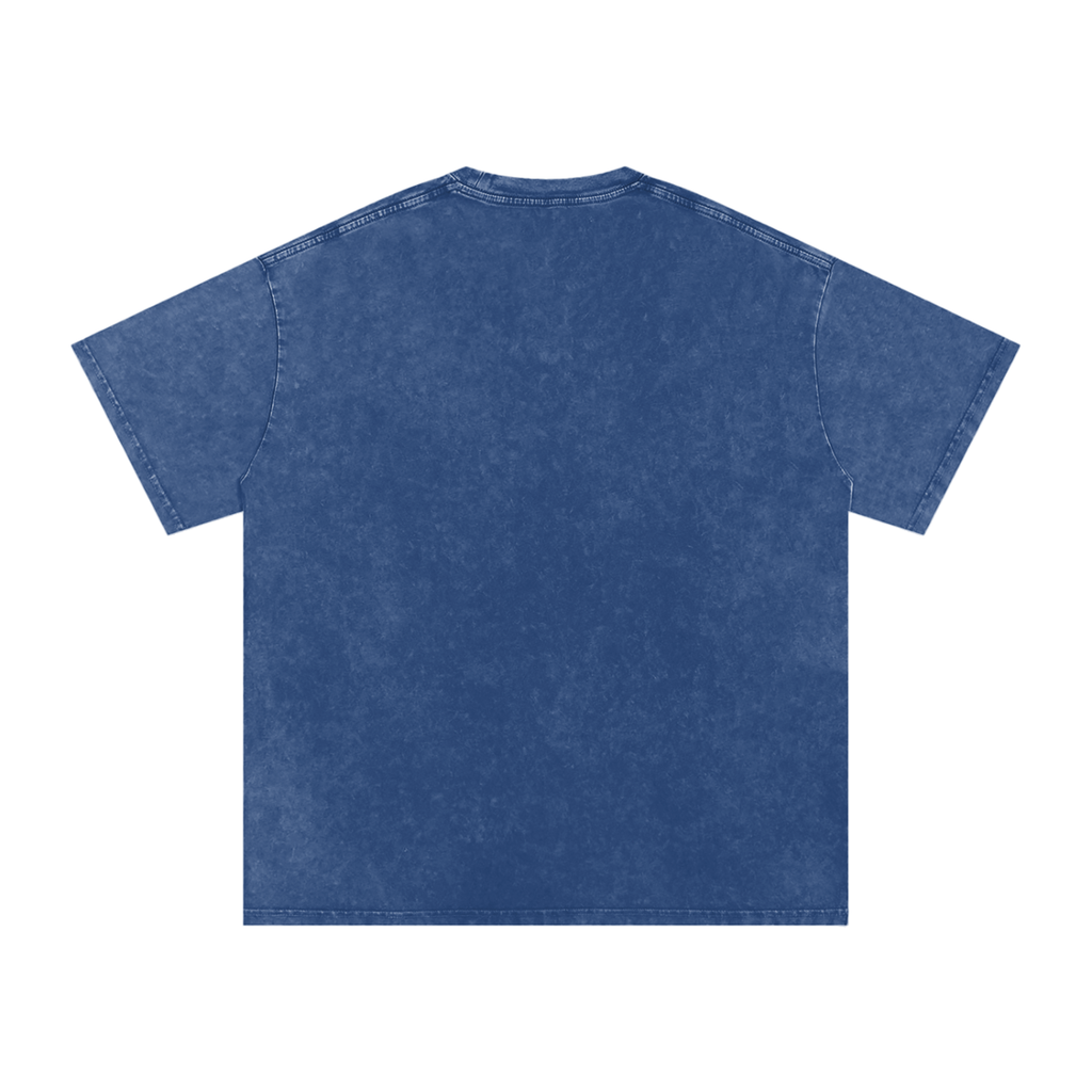 Unisex Snow Washed Oversized Cotton T-Shirt