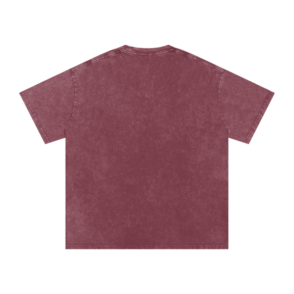 Unisex Snow Washed Oversized Cotton T-Shirt