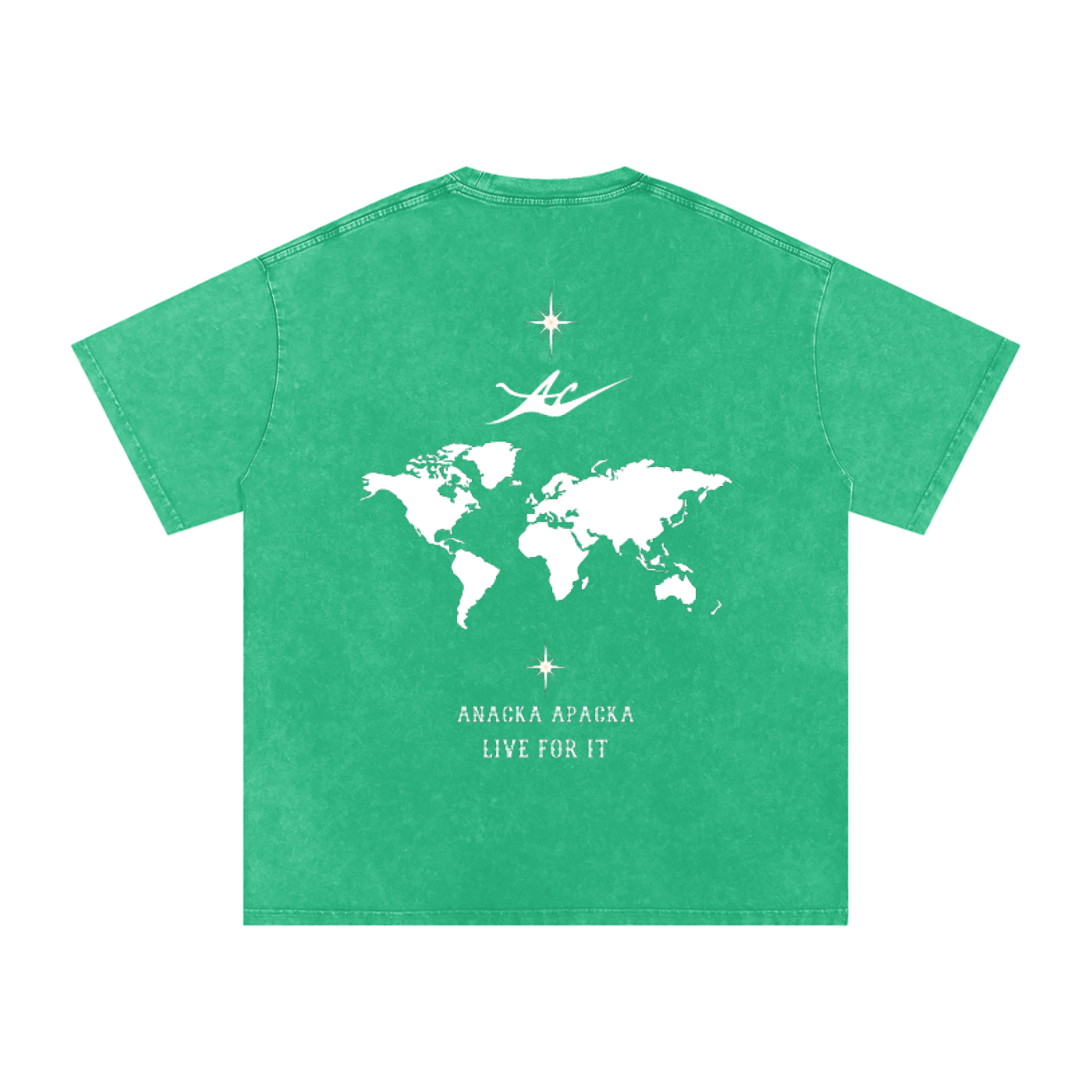 Unisex Snow Washed Oversized Cotton T-Shirt