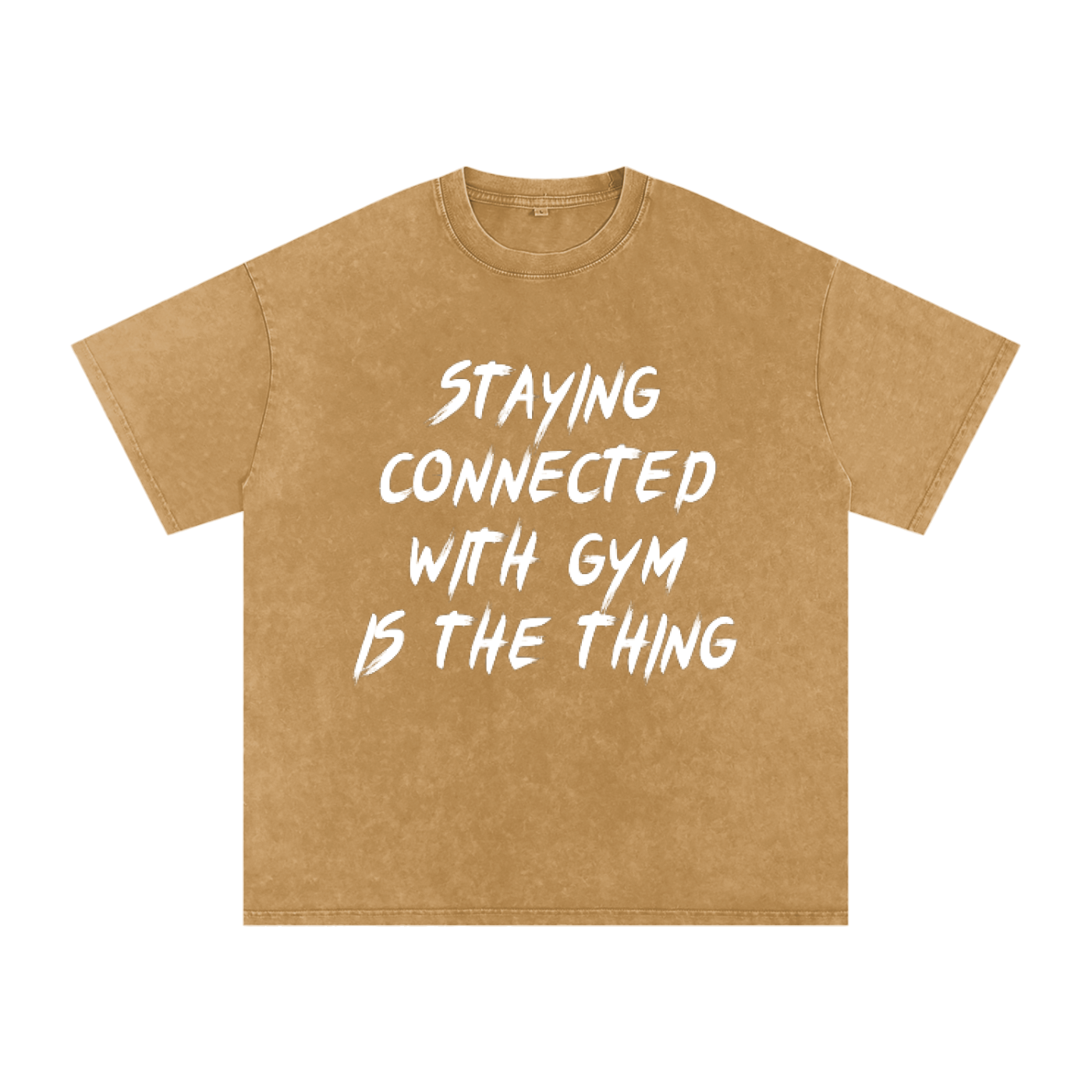 Unisex Snow Washed Oversized Cotton T-Shirt