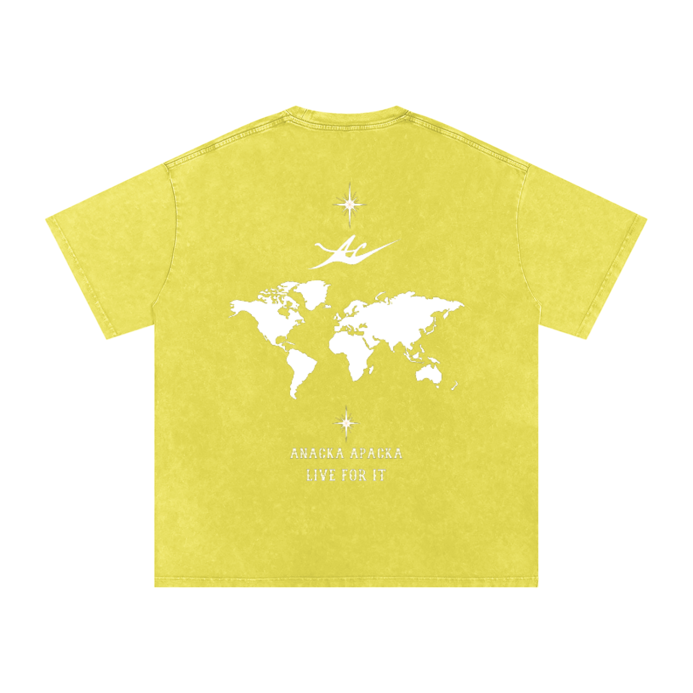 Unisex Snow Washed Oversized Cotton T-Shirt