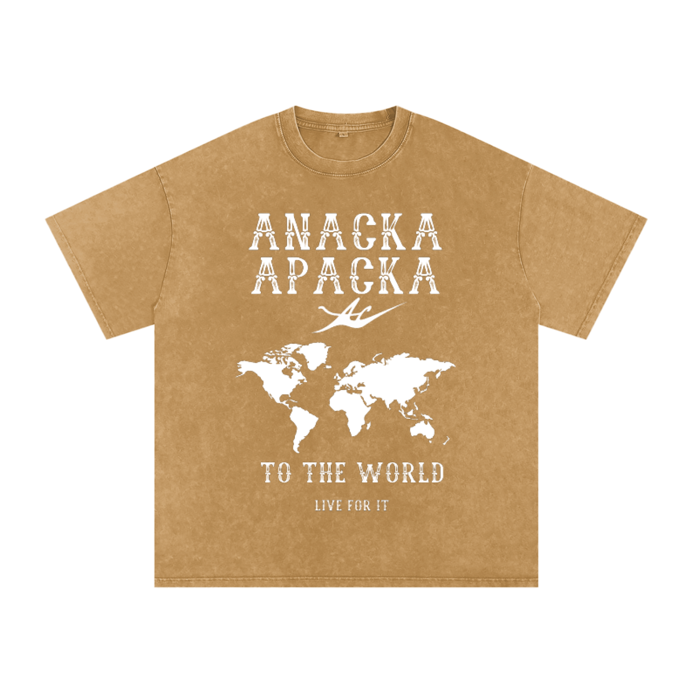 Unisex Snow Washed Oversized Cotton T-Shirt