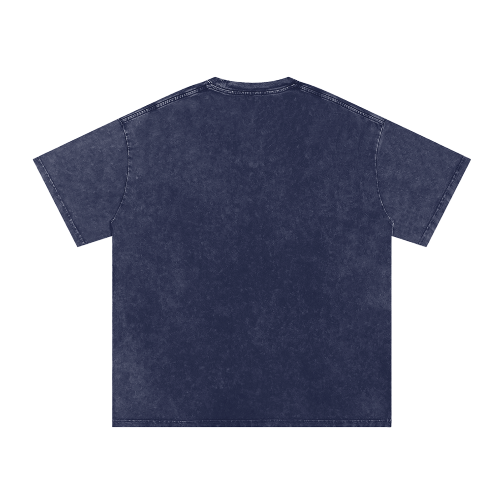 Unisex Snow Washed Oversized Cotton T-Shirt